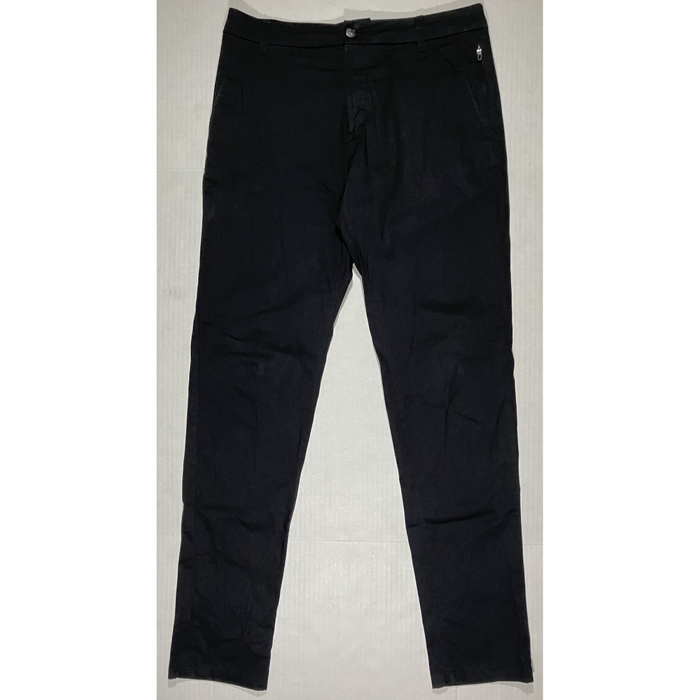 Birddogs Pants Mens 32x34 Black Slim Fit Stretch Casual Travel Performance